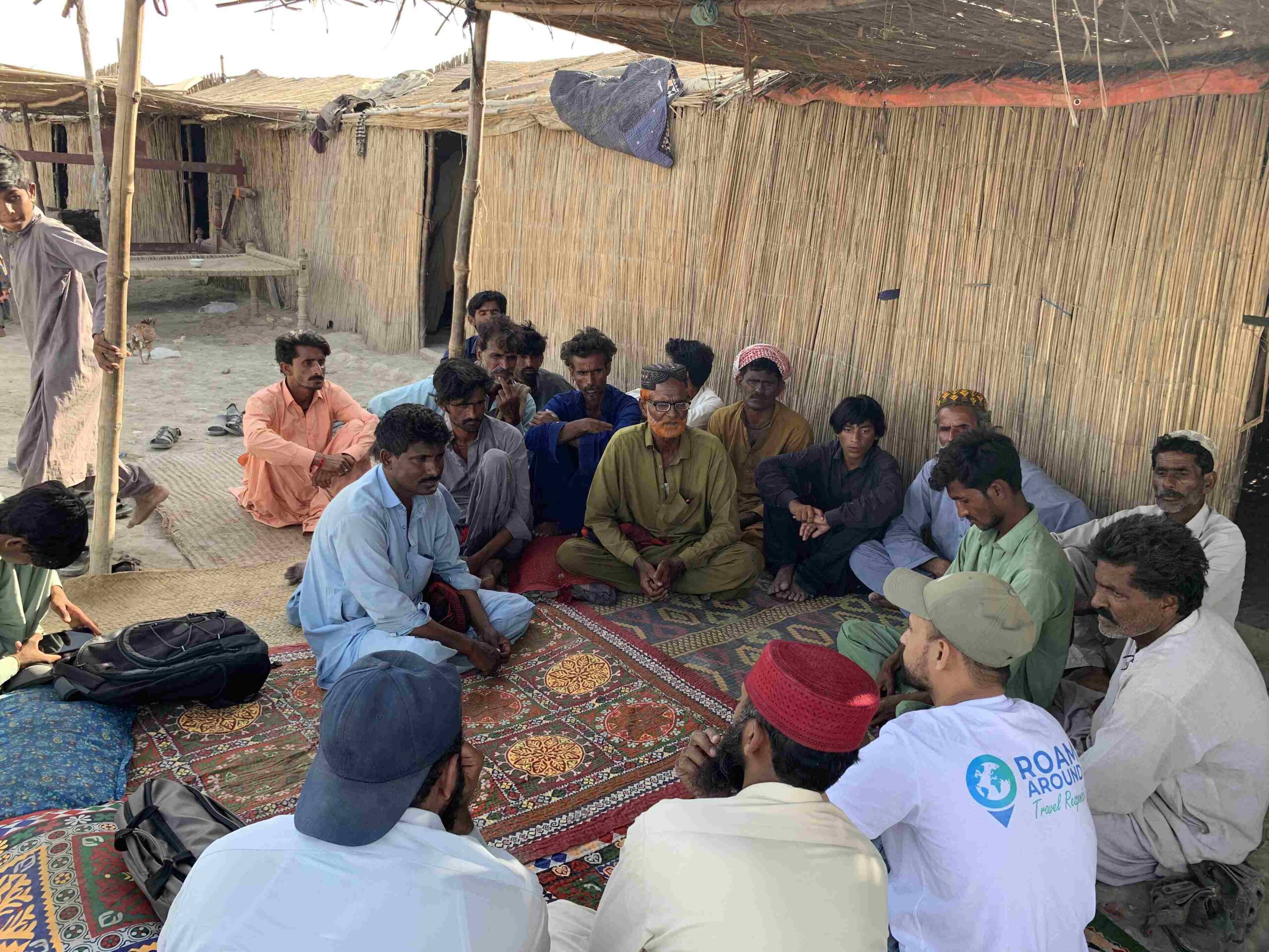 Meeting with Mohanas at Manchar lake